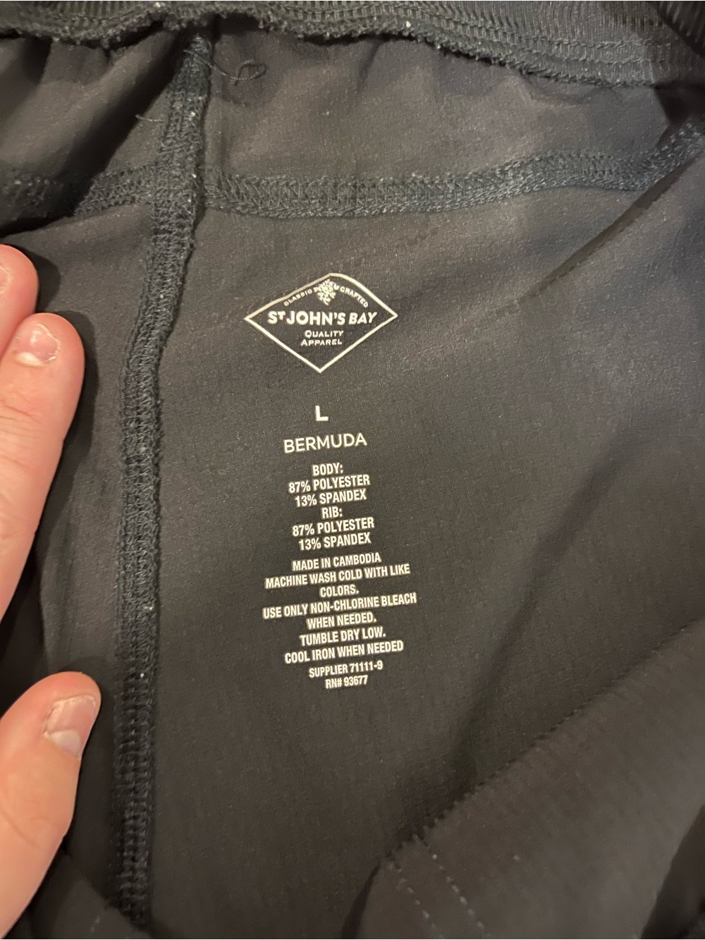 St. John's Bay Drawstring Bermuda Shorts - Picture 7 of 8